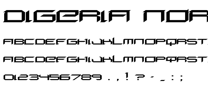 Digeria Normal font